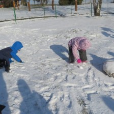 Konečně sníh