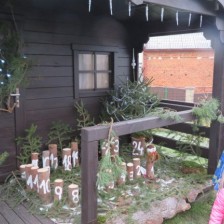 Letošní adventní kalendář hlídá zajíček