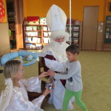 Mikuláš,anděl a čert v MŠ