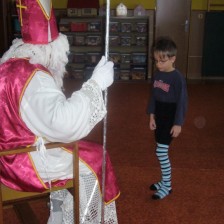 Mikuláš s čertem v MŠ