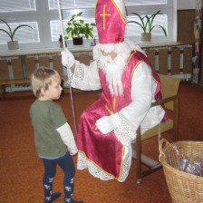 Mikuláš s čertem v MŠ