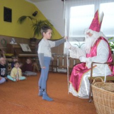 Mikuláš s čertem v MŠ