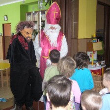 Mikuláš s čertem v MŠ