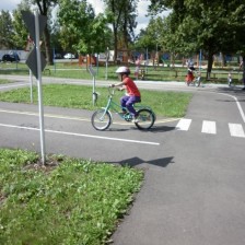 Na dopravním hřišti v Litovli