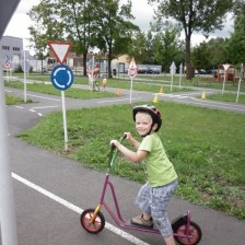 Na dopravním hřišti v Litovli