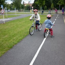 Na dopravním hřišti v Litovli