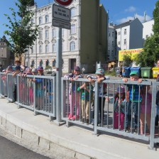 Plujeme na řece Moravě.
