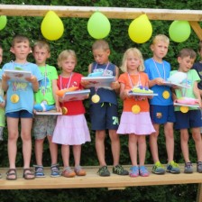 Rozloučení se školním rokem a pasování předškoláků na zahradě