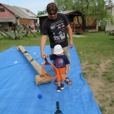 Rozloučení se školním rokem a pasování předškoláků na zahradě