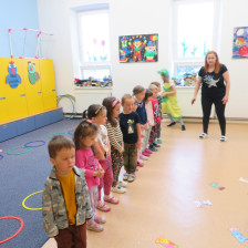 Slavíme MDD ve škole.