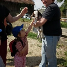 Výlet na farmu, návštěva indiánské hospody ve Vojtěchově