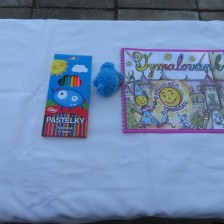 Zahradní slavnost s pasováním předškoláků.